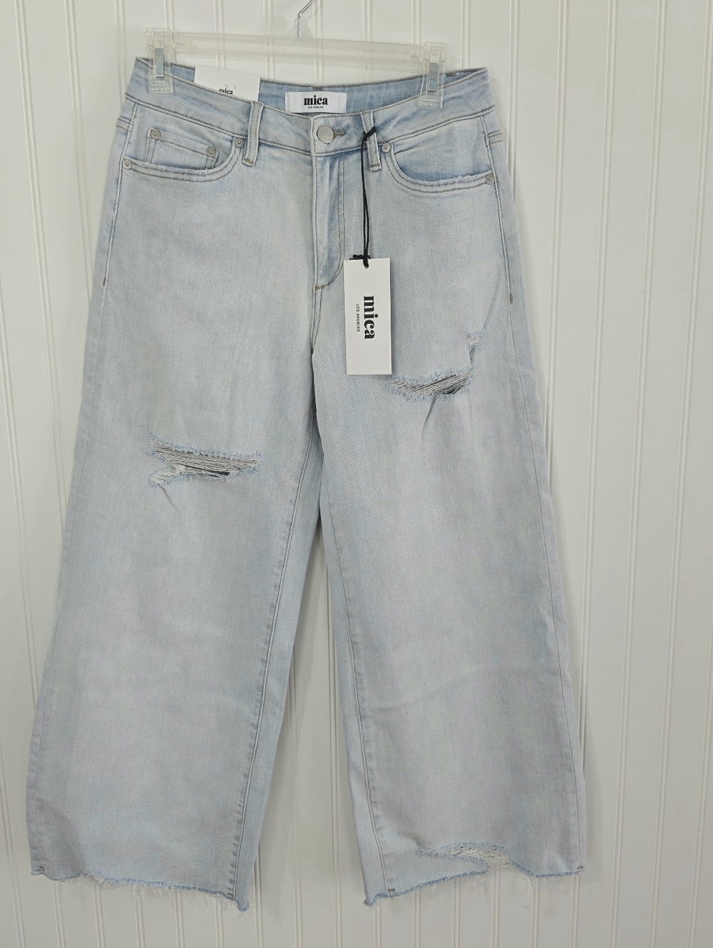 Mica | NWT High Rise Wide Leg Jeans Lightwash Size 27